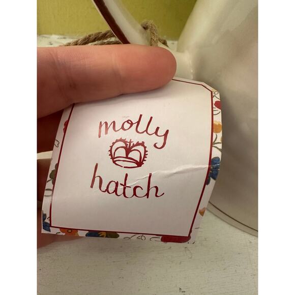 NWT Molly Hatch Pumpkin Harvest 56 Ounce Ceramic Pitcher - Picture 9 of 13